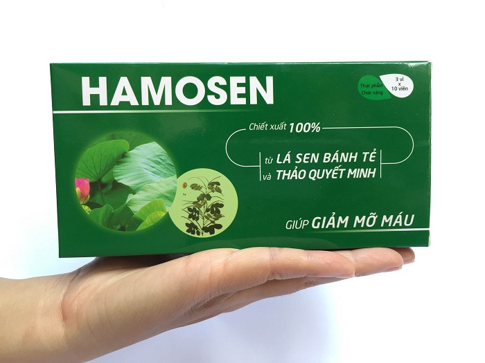 Hamosen có tác dụng làm giảm men gao cao, hạ mỡ máu