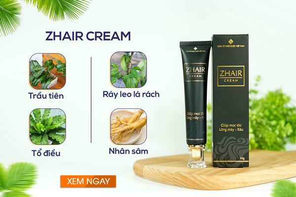 Zhair Cream chiết xuất hoàn toàn tự nhiên?