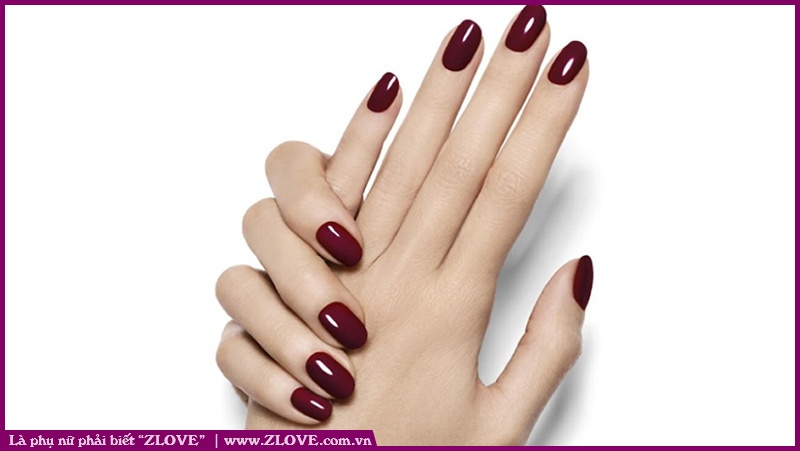 15+ mẫu nail màu đỏ rượu giúp nàng thêm sang trọng và quý phái hơn -  XinhXinh.vn