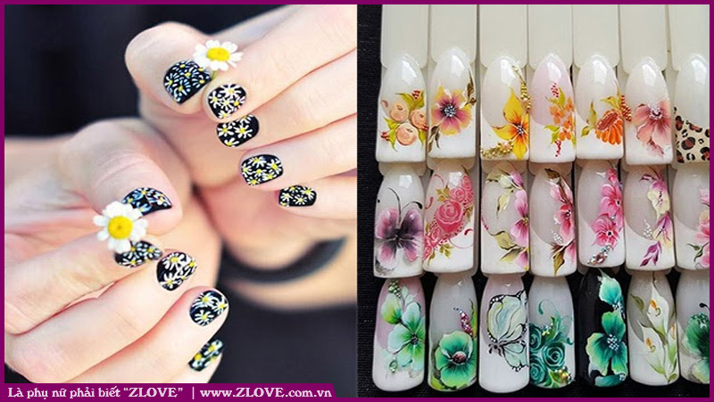 100+ Mẫu Nail hoa cúc đẹp dịu dàng cho chị em phụ nữ - Zicxa | Thiết kế móng,  Móng tay phong cách, Làm được rồi