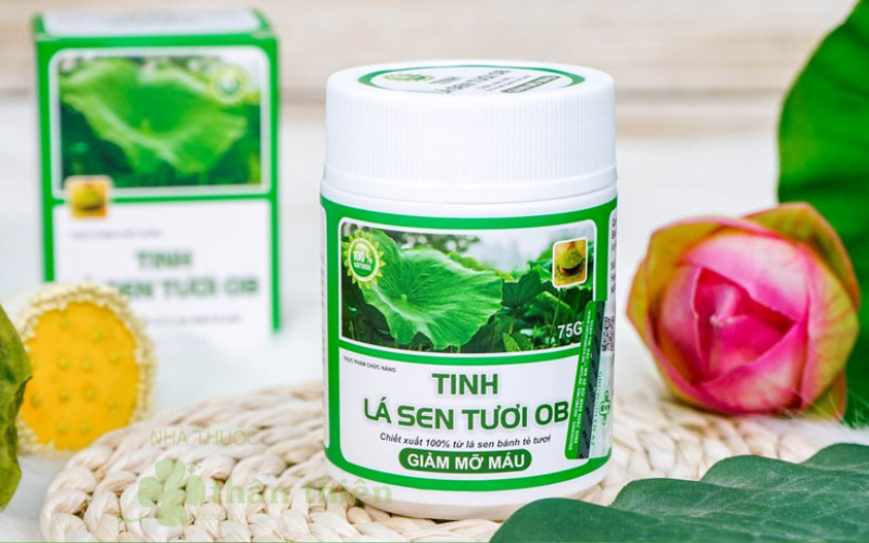 Tất tần tật điều cần biết về tinh lá sen OB hỗ trợ giảm cân