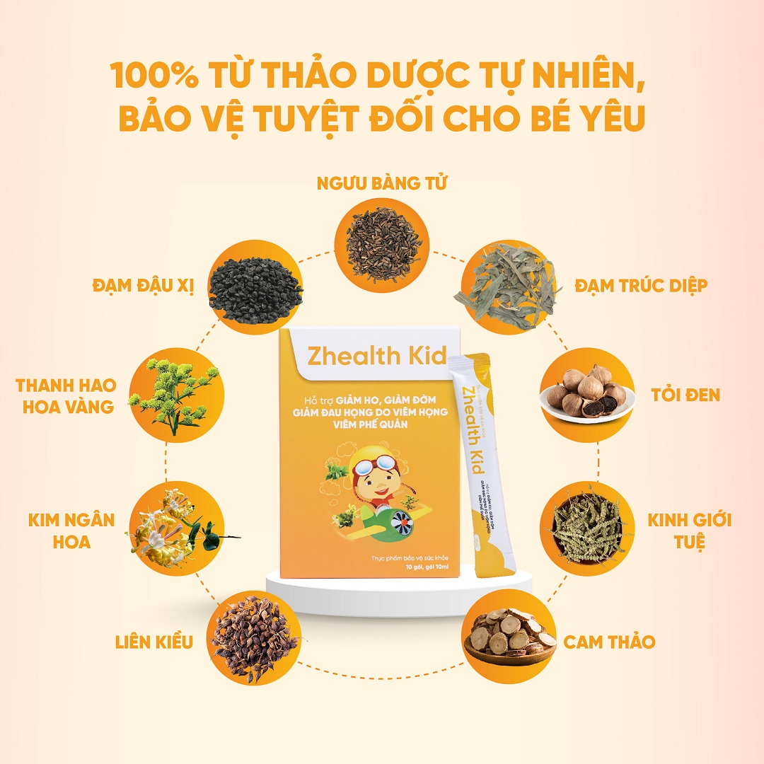 zhealth kid thành phần tuyệt vời từ thiên nhiên Việt Nam