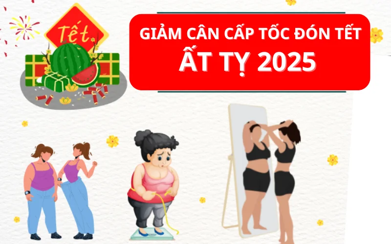giảm cân cấp tốc đón tết ất tỵ 2025